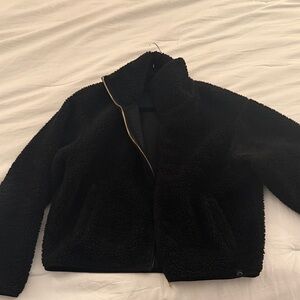 Varley Black Sherpa Jacket